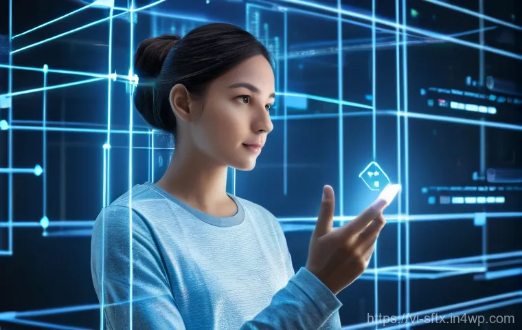 보안 오케스트레이션 자동화의 데이터 보안 - **Prompt 2: Abstract SOAR Ecosystem**
    An artistic and abstract representation of a Security Orch...