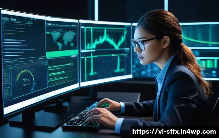 보안 오케스트레이션 자동화의 지속 가능성 분석 - **Prompt:** A diverse team of cybersecurity analysts, wearing modern smart casual attire, collaborat...